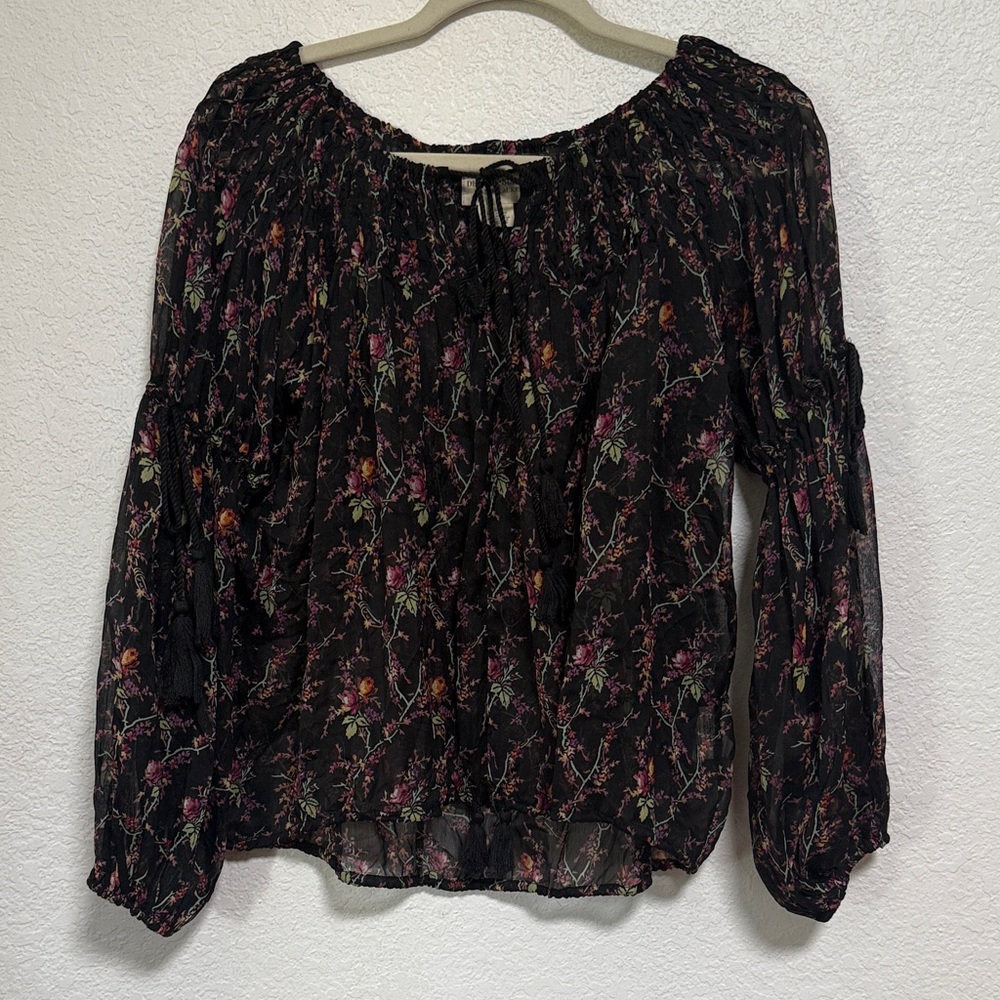 Denim & Supply Ralph Lauren Boho Women's Y2K Floral Tunic Size XS